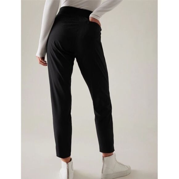 Athleta Brooklyn Mid Rise Ankle Pant Black Size 6 New NWOT - Picture 4 of 16